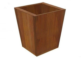 Outdoor Indoor Nice Planter Corten ,Square Tapered Planter Multi Function