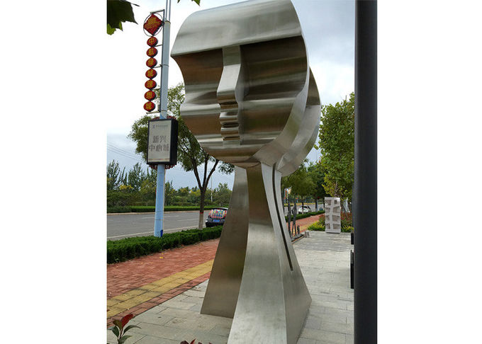 Large Modern Outdoor Stainless Steel Art Wholesale Man Sculpture Matt Finish