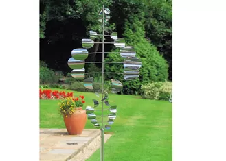 Wind Kinetic Stainless Steel Outdoor Sculpture Large Garden Decorative