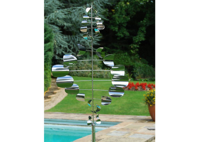 Wind Kinetic Stainless Steel Outdoor Sculpture Large Garden Decorative